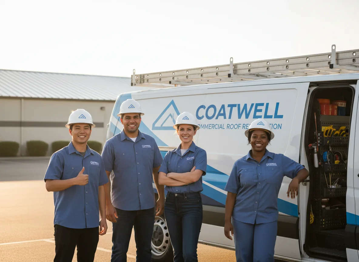 Commercial roof coating company in Sagamore, MA
